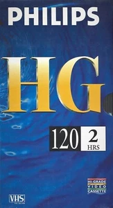 CASSETTE VHS VIERGE PHILIPS HG 120 MINUTES 2 HEURES / NEUF SOUS BLISTER - Photo 1/1