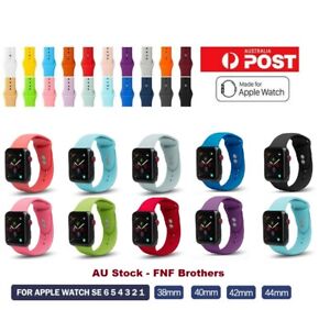 Silicone Strap wrist Band for Apple Watch Series 1/2/3/4/5/6/SE Strap Band