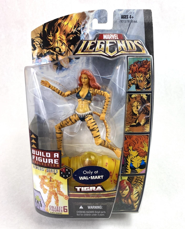 Figura de acción Tigra Marvel Legends nueva Némesis BAF Wave Hasbro Walmart Foto 1 de 2