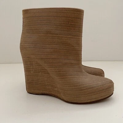 Botines de cuña Maison Martin Margiela RARO aspecto madera talla 37 $1,295 Foto 1 de 4