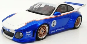 GT Spirit 1/18 GT797 - 2018 Porsche 911 997 Old & New Body Kit - Blue/White - Picture 1 of 5