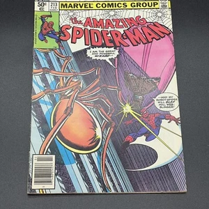 AMAZING SPIDER-MAN #213-WIZARD-SPIDER-ROBOT-FRANK MILLER DOCTOR STRANGE - Picture 1 of 3