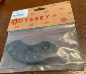 NOS Odyssey Freestyle Bicicleta BMX Plato Negro Halfbash Protector de Piñón 25º Uso - Imagen 1 de 2