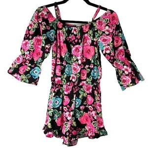 Kensie Girl Floral Romper, Girl's 10-12, NWOT - Picture 1 of 6
