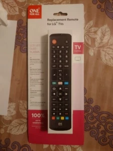 Replacement Remote For LG TVs, LCD,LED,OLED,PLASMA, BRAND NEW - Picture 1 of 6