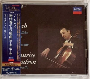 Maurice Gendron J.S.Bach Cello Suites 2 SACD Hybrid PROC-2294 aus Japan - Bild 1 von 3