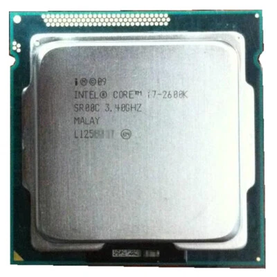 Intel Core i7-2600K Quad Core 8-Thread 3.4GHz 8M SR00C LGA 1155 CPU Processor - Image 1 of 4
