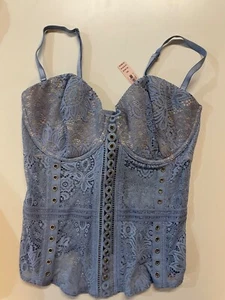 Brand new victoria's secret corset, blue - Picture 1 of 3