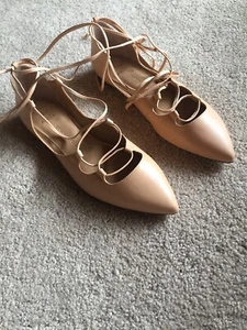 NEW Women's  Banana Republic shoes " hello sole mate" flats  Size 7 B blush pink - Picture 1 of 6