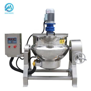 79Gal Commercial Tilting Jacketed Cooking Kettle Electric Cooking Machine 220V - Picture 1 of 16
