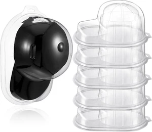 6 Piezas Sombrero de Béisbol Vitrina Plástico Sombrero Protector Soporte para Béisbol Firmado - Imagen 1 de 12