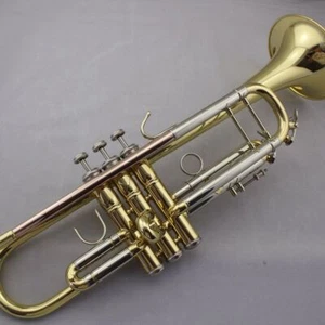 Brass Professional Trumpet B Flat Trumpet Instrument #2025 New - Picture 1 of 10