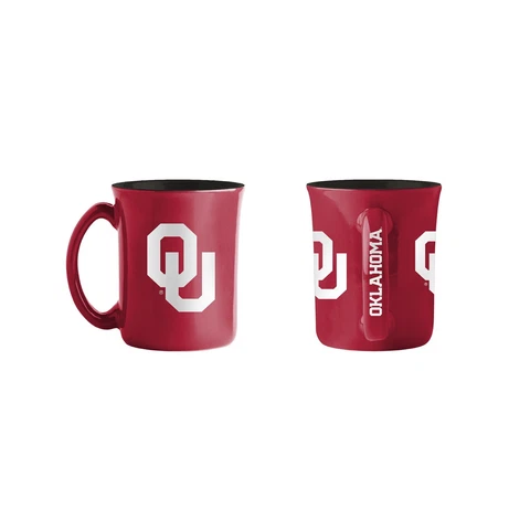 Oklahoma Sooners Boelter NCAA 15oz Cafe Coffee Mug(1) FREE SHIP! Cover