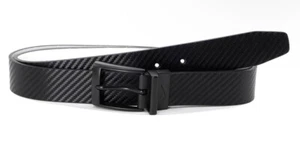 Nike Men's Standard Carbon Fiber-Texture Reversible Belt Black & White Size 40 - Picture 1 of 5