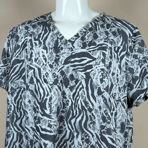 Nurse Scrub Unisex 3X Zebra Medical Hospital - Picture 1 of 7