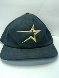 Vintage Dallas Stars Drew Pearson schwarz gold Stern Logo Druckknopflasche Mütze Made in USA - Bild 1 von 6