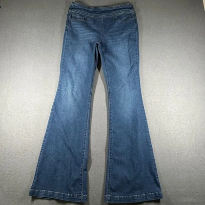 Sofia Jeans Melisa Flare Jeans Womens 8 Blue Wash Stretch by Sofia Vergara - Image 1 of 4