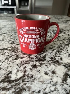 Ohio State Buckeyes 2024 NCAA National Championship Collector S 21 Oz Mug Logo - Picture 1 of 4