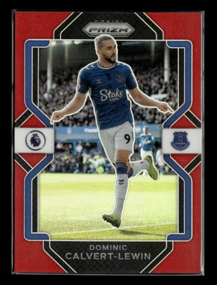 Dominic Calvert Lewin 2022-23 Chronicles Prizm Premier League Red 03/99 [and117 - Image 1 of 2