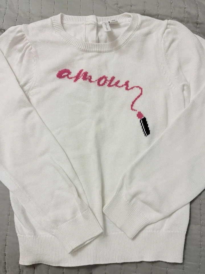 Janie & Jack размер 7 девочка свитер «любовь» $25 - Изображение 1 из 1