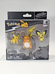 Brandneu Pokemon Evolution Multipack Pikachu, Raichu & Pichu Pokémon Figuren  - Bild 1 von 3