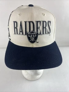 Vintage Sports Specialties Los Angeles Oakland Raiders Laser Wool Hat Snapback - Picture 1 of 17