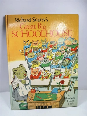 Richard Scarry's great big schoolhouse, Hardcover Foto 1 de 4