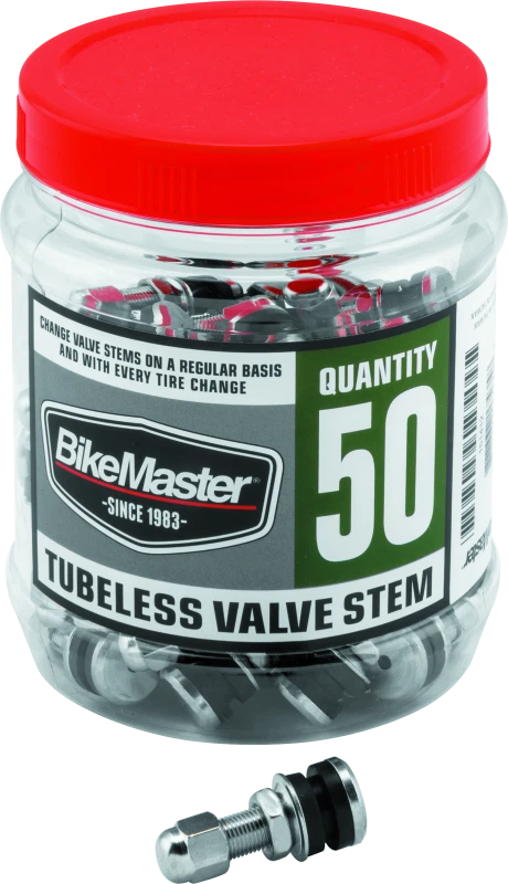 BikeMaster Valve Stem Chrome Tubeless Tub 50 - Image 1 of 1