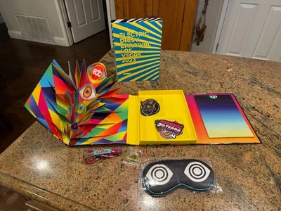2023 Electric Daisy Carnival Las Vegas EDC Collector's Box & Goodies + Wristband - Image 1 of 4