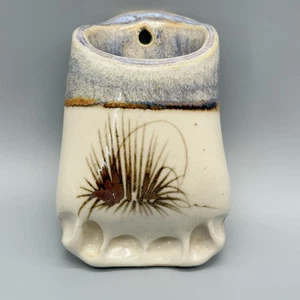 Cerámica O'Clay estilo suroeste pequeño bolsillo de pared Zen vintage 1993 - Imagen 1 de 6