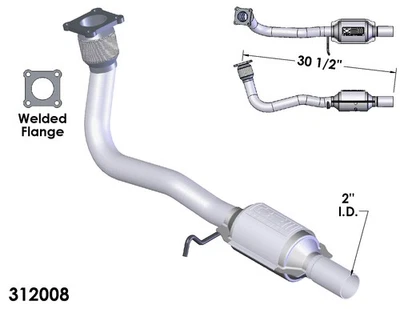 Convertidor catalítico para Volkswagen Cabriolet 1990-1993 Foto 1 de 2