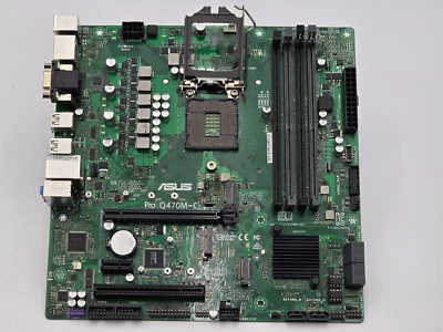 ASUS PRO Q470M-C/CSM Intel Q470 micro ATX Motherboard LGA 1200 Intel 10th Gen - Image 1 of 4