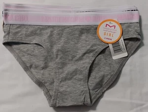 Maidenform Girls Panties Underwear Size Medium Pack of 3 Gray/Black/Beige NWT - Picture 1 of 6