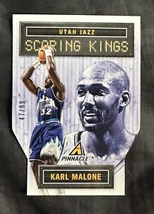 Karl Malone 2013-14 Pinnacle #2 SP Serial #47/99 Die Cut Scoring Kings Insert
