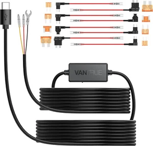 USB C Dash Cam Hardwire Kit 12V 5V Sicherung Spannung Rear Circuit Park Wire - Bild 1 von 6