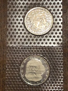 (2x) 5 DM PP Luther und Marx KuZnNi - Bild 1 von 2