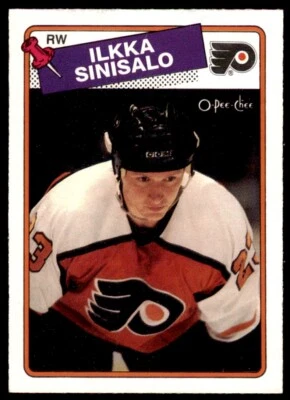 1988-89 O-Pee-Chee Ilkka Sinisalo . Philadelphia Flyers #111 - Image 1 of 2