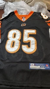 Reebok Cincinnati Bengals #85 Ochocinco Football Jersey Size-48 Rare Authentic - Picture 1 of 5
