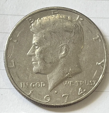 1974-D Kennedy Half Dollar - Double Die Obverse & Reverse Cover