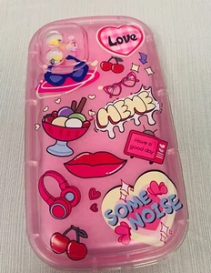 iPhone Pro Series 11 Handyhülle, Pink Love Meme Some Noise Brille, Neu - Bild 1 von 5
