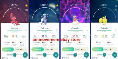 Pokemon Go Oricorio All Variations ( Catching Service ) read description below