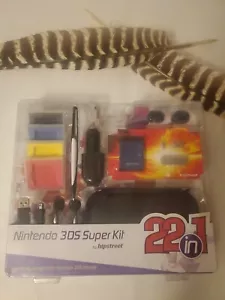New Nintendo 3DS Super Kit 22 In 1 Accessory Kit By Hipstreet Video Games - Picture 1 of 8