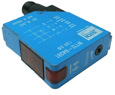 SICK WT12-N4381 1011019 10-30 V DC Adjustable Photoelectric Proximity Sensor - Image 1 of 4
