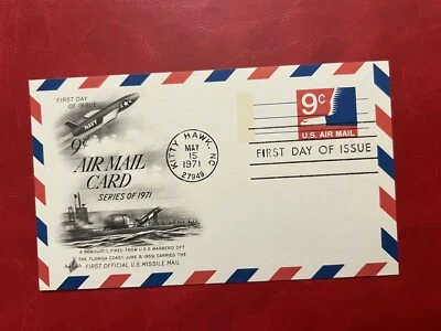 May 15, 1971 FIRST DAY COVER 9 Cents US AIRMAIL US Navy POSTCARD ArtCraft Cachet - Image 1 of 4