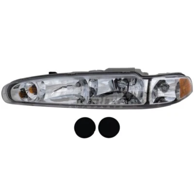 Halogen Head Lamp Assembly Left Side Fits Oldsmobile Intrigue 1998-02 GM2502199 - Image 1 of 4