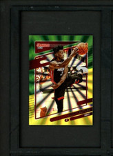 2021-22 Donruss Holo Laser Green & Yellow Jimmy Butler Miami Heat #95