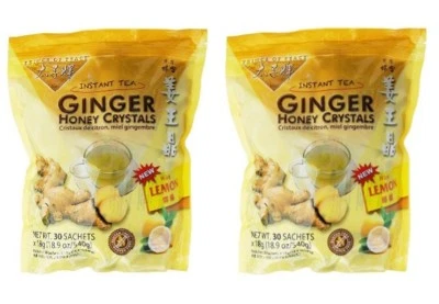 2 Pk Prince Of Peace-Instant Ginger Honey Crystals Tea Lemon (30*18g Bag)=60 Bag - Image 1 of 4