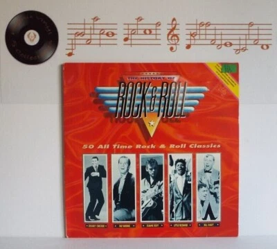 The History Of Rock & Roll Vinyl LP A1 B1 C1 D1 E1 F1 Pressing Rare - Near Mint - Image 1 of 4