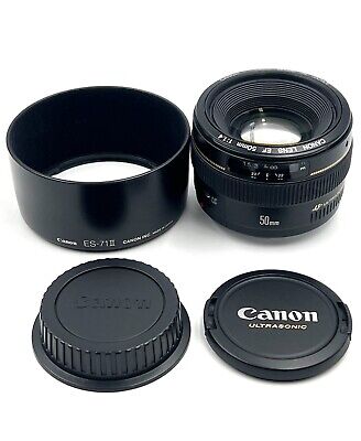 Canon EF 50mm f/1.4 USM Telephoto Lens  (** M...