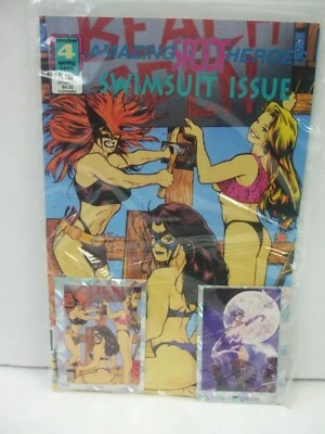 Spoof Comics Amazing Heroes Swimsuit Issue 4 Sealed Bag Early Hughes Linsner '93
